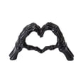 thumbnail image 1 of Gothic Halloween Decor Spooky Heart Hands Sculpture Halloween Skeleton Decorations for Home Gothic Home Decor Halloween Party Gift, 1 of 7