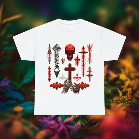 Gothic Hip Hop Unisex Heavy Cotton Tee