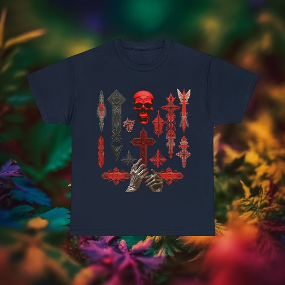 Gothic Hip Hop Unisex Heavy Cotton Tee