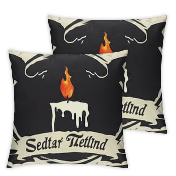 Gothic Hocus Pocus Halloween Pillow Covers  Throw Pillow Case Witch Broomstick Cauldron Bat Halloween Decorations Bed Couch Sofa Pillow Car Chair Pillow