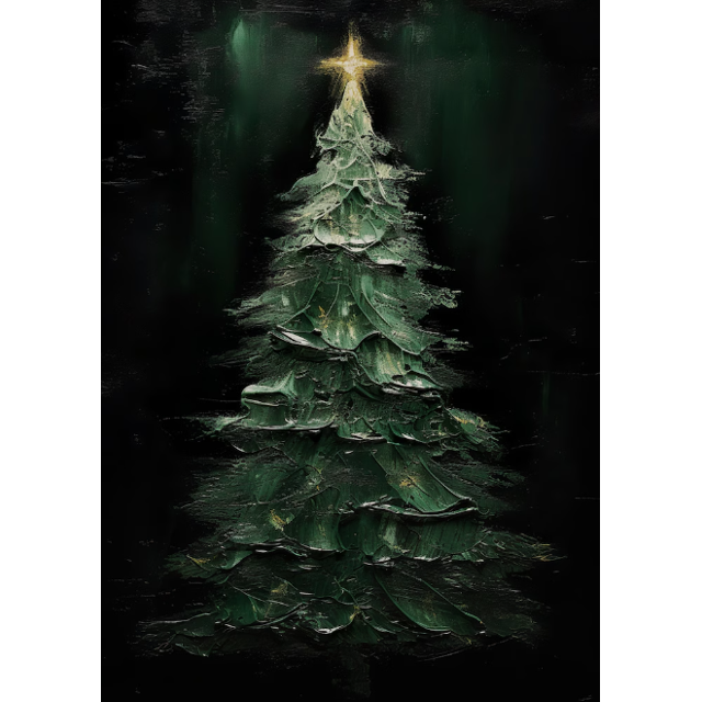 Gothic Horror Christmas Canvas Print Dark Aesthetic Art Posters
