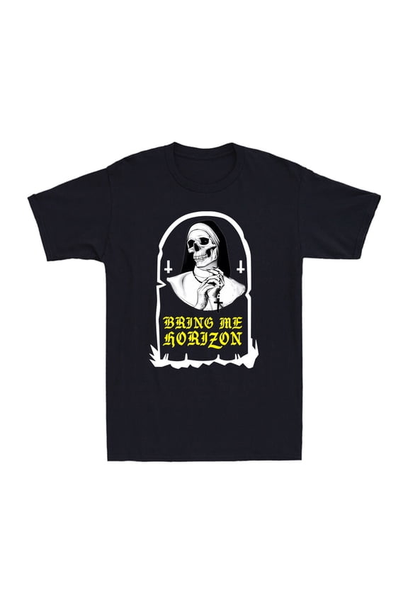 Gothic Horror Nun Art Vintage Graphic Shirt Dark Aesthetic Tee
