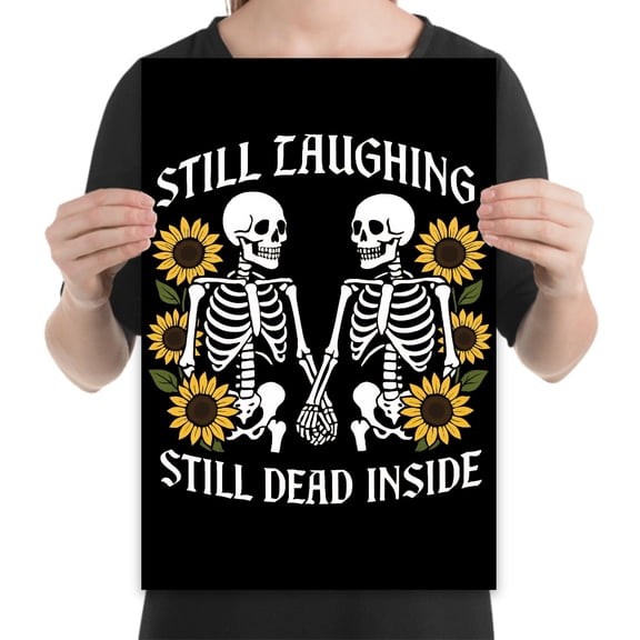 Gothic Humor Poster - Wall Decor for Dark Aficionados Gift