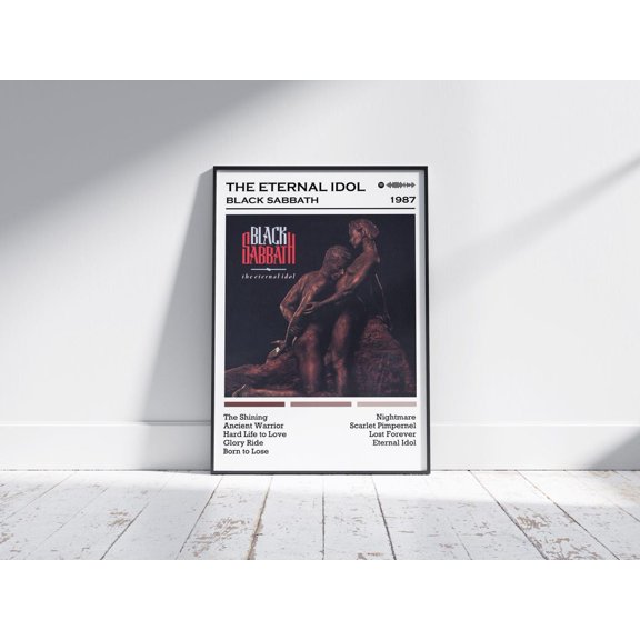 Gothic Idol Mystery Concept Visual Wall Art Music Studio Decor, Unframed Poster