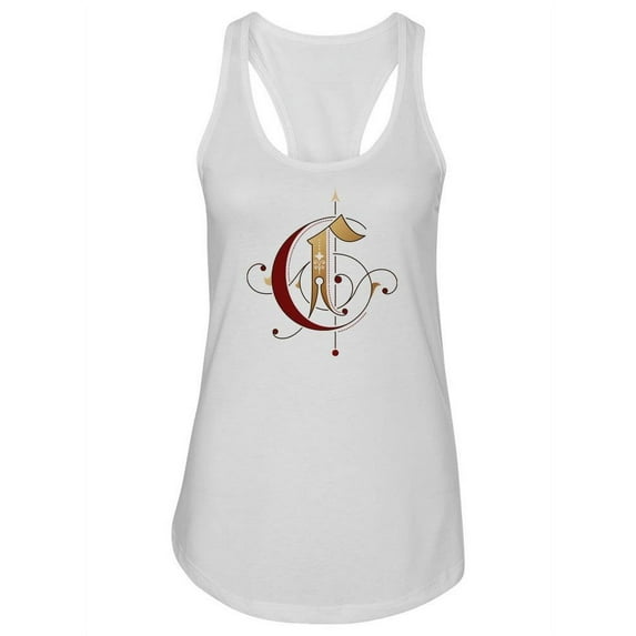 Gothic Initial C Tank Women -Image by Shutterstock, Female x-Small