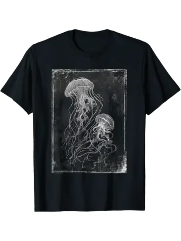 Gothic Jellyfish Sea Ocean Alt Grunge Goth Y2K Alternative T-Shirt