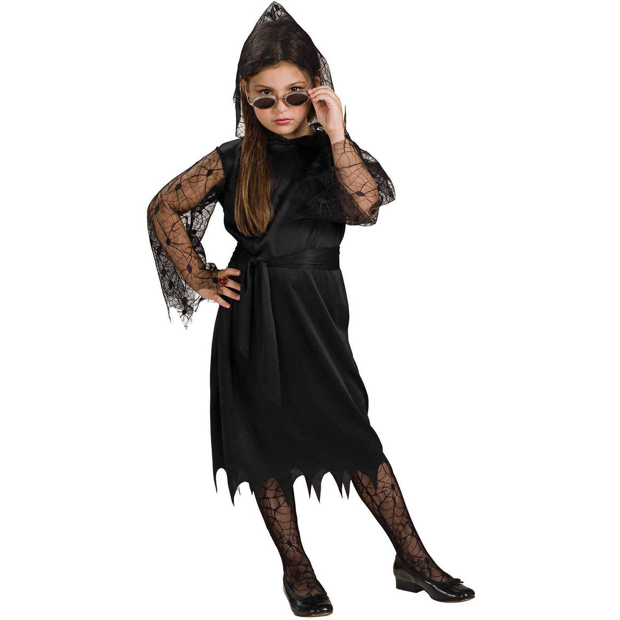 Gothic Lace Vampire Girls Halloween Costume - image 1 of 2