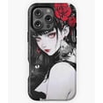 thumbnail image 1 of Gothic Lady Anime Dark Aesthetic N6118 Phone Case for iPhone 17 16 15 14 13 12 11 Pro Max, 1 of 2