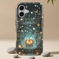 thumbnail image 1 of Gothic Library Ghost Pumpkin Universal Phone Case for iPhone 11–17 Pro Max, 1 of 2
