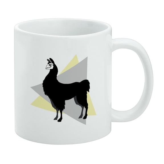 Gothic Llama White Mug