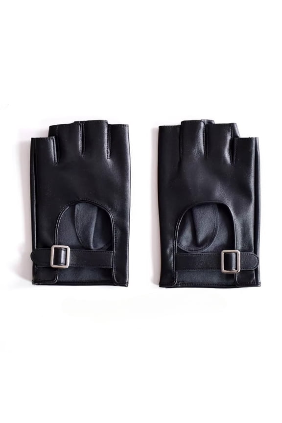 Gothic Lolita Cyberpunk Half Finger Gloves Y2K Harajuku Cosplay Subculture Accessory