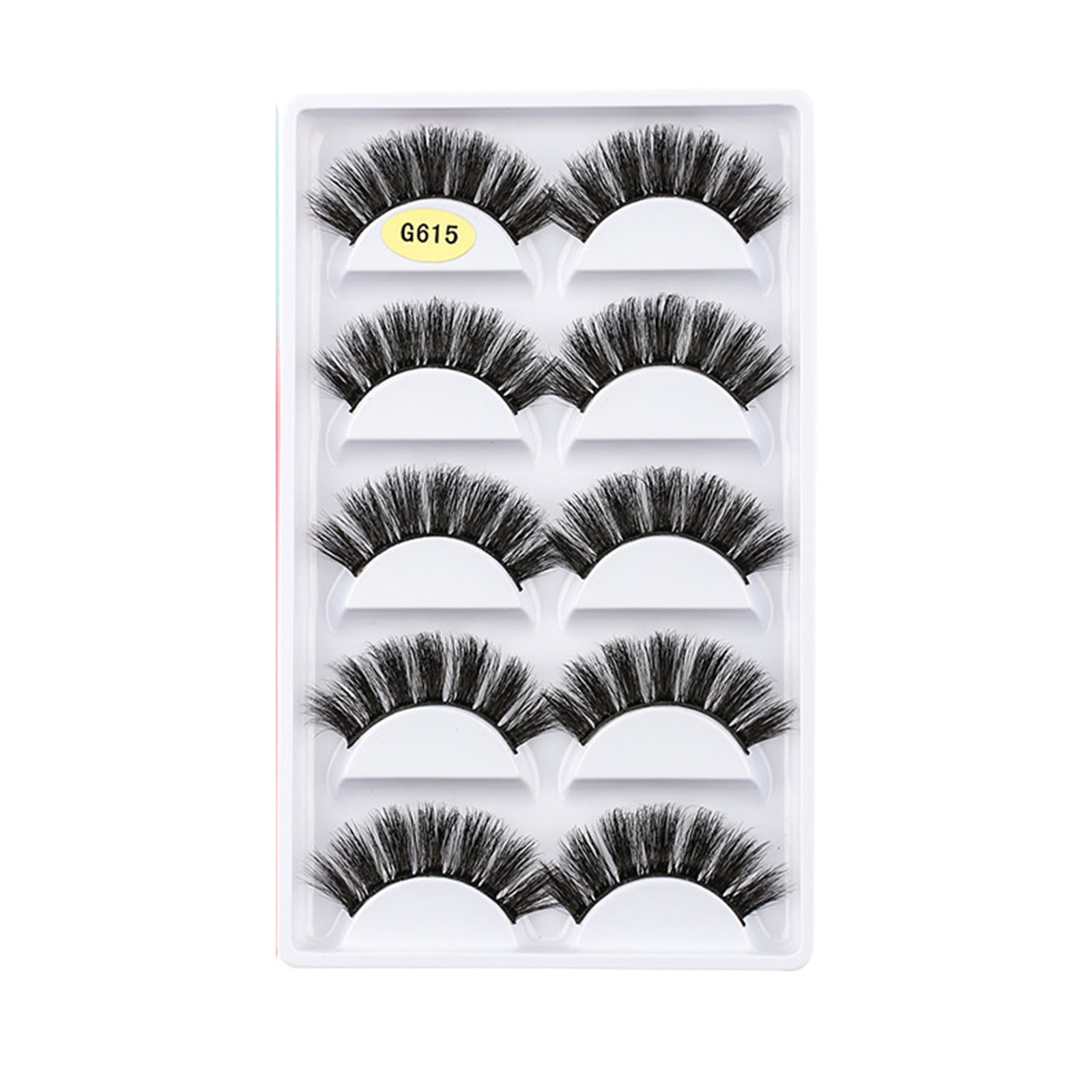 Gothic Makeup 3d Lashes Pack 16mm Bulk Eyelashes with Cases Eyelash Book Empty Long Lashes Wispy