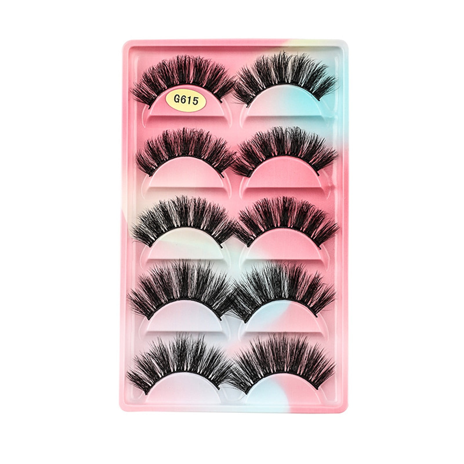 Gothic Makeup 3d Lashes Pack 16mm Bulk Eyelashes with Cases Eyelash Book Empty Long Lashes Wispy