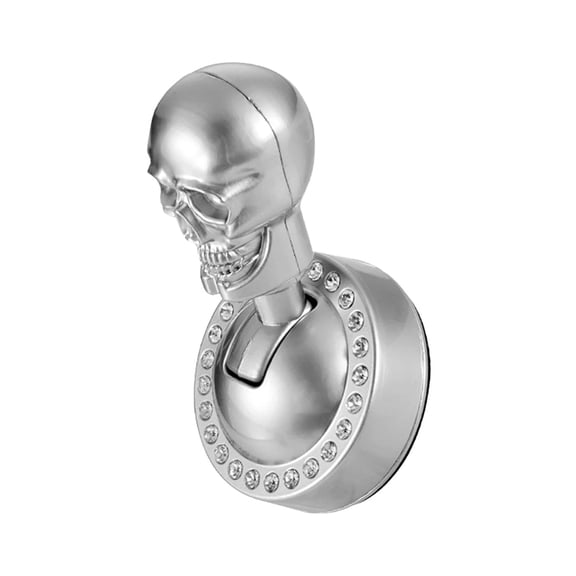 Gothic Metal Skull Car Shifter Knob, Automotive Interior Decor