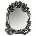 thumbnail image 1 of Gothic Mirror Home Accent D√©cor, Kraken Antique Inspired Silver Tone Hand Finished Framed Steampunk Tabletop Decoration, 7.28" L x 1" W x 9.25" H, 1 of 5