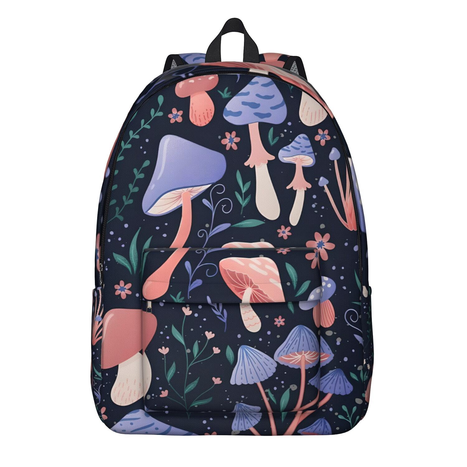 Gothic Style Mushroom Backpack Gothic Mushroom Backpack for Teens - Waterproof Spine  main image 4