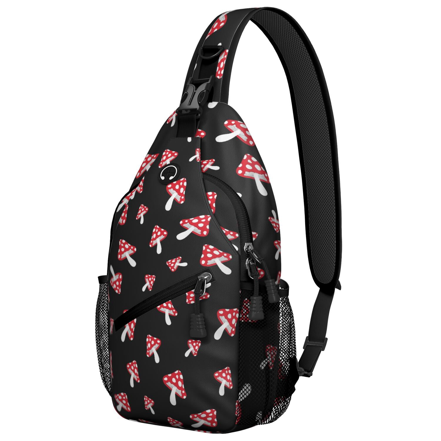 Gothic Style Mushroom Backpack Gothic Mushroom Backpack for Teens - Waterproof Spine  main image 3