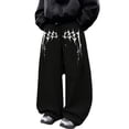 thumbnail image 1 of Gothic Pants Men, Goth Y2K Baggy Sweatpants for Men, Streetwear Graphic Sweatpants, Cool Sweatpants for Daily Wear Skateboarding Festival, 1 of 5
