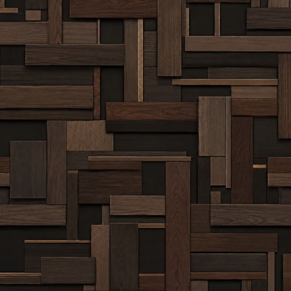 Gothic Peel and Stick Wallpaper Dark Charcoal Wood Paneling Natural Grain Patterns Wall Mural 17.7in x 9.8ft Self Adhesive Removable Wall Paper Renter Friendly Wallpaper for Bedroom