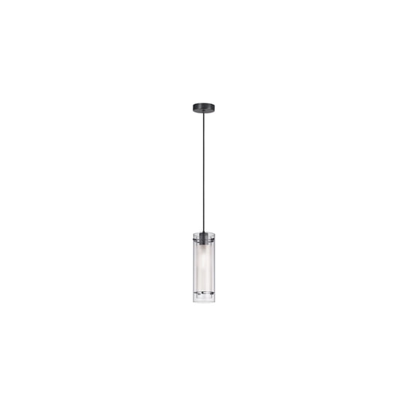 Gothic Pendant Light - 1 Light Matte Black Incandescent Shade