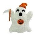 thumbnail image 1 of Halloween Ghost Pillow Cushion, Soft Plush Decorative Throw Pillow for Sofa, Bed, Living Room & Holiday Party Decor, Cute Spooky Gift, 1 of 5