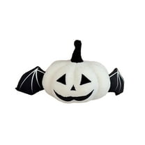 Gothic Pumpkin Pillows with Bat Wings, Halloween Decorations Plush Throw Pillows Soft Fleece 3D Shaped Cushion for Sofa Couch Bedroom Thanksgiving