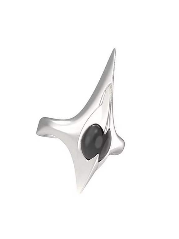 Gothic Punk Spikes Rings Adjustable Opening Unique Fit Dark Fashion Alloy Metal