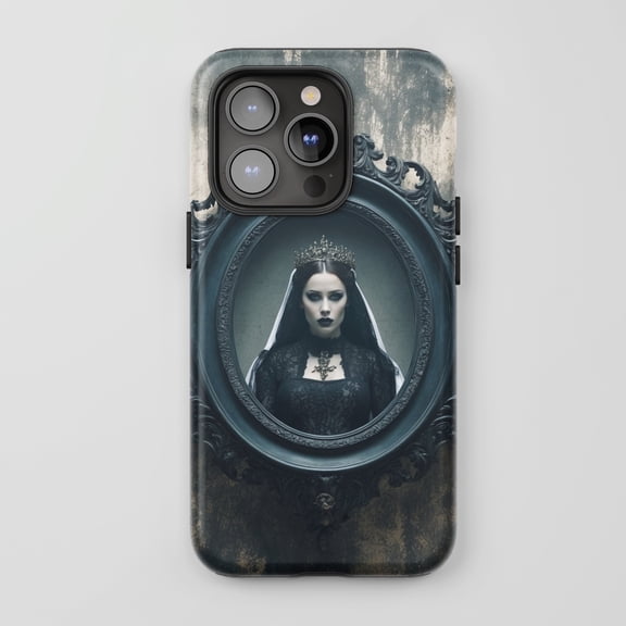 Gothic Queen Portrait For All iPhone Series Tough Phone Case