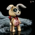 thumbnail image 1 of LUMIARTISAN Gothic Rabbit Resin Figurine Desk Decor - Gothic Fantasy Style - Beige, 1 of 8
