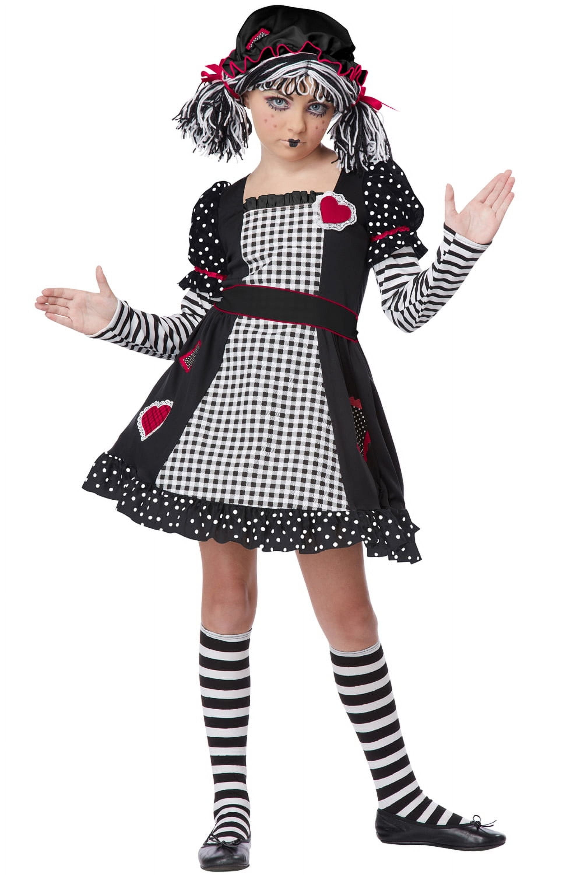 Dark Rag Doll Childrens Costume Dark Rag Doll Childrens Costume