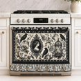 thumbnail image 1 of Gothic Raven Oven Skirt Curtain Victorian Floral Vintage Stove Curtain Tie Top Oven Skirt Decorative Stove Door Cover for Dishwashers Washing Machine, 1 of 7