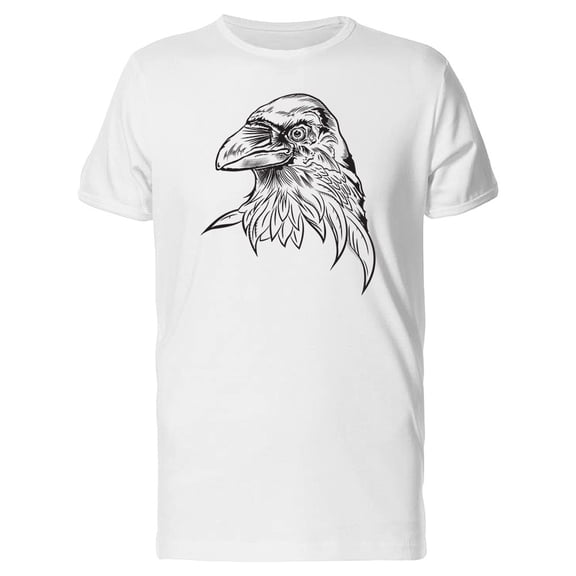 Gothic Raven Portrait Tee Men's -Image by Shutterstock