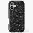 thumbnail image 1 of Gothic Raven Rage Crow Splatter Compatible Phone Case for iPhone 11–17 Pro Max, 1 of 2