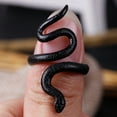 thumbnail image 1 of Gothic Ring Set Snake Pattern Plated Cool Decor For Daily Outfits Special Party Accessories, 1 of 5