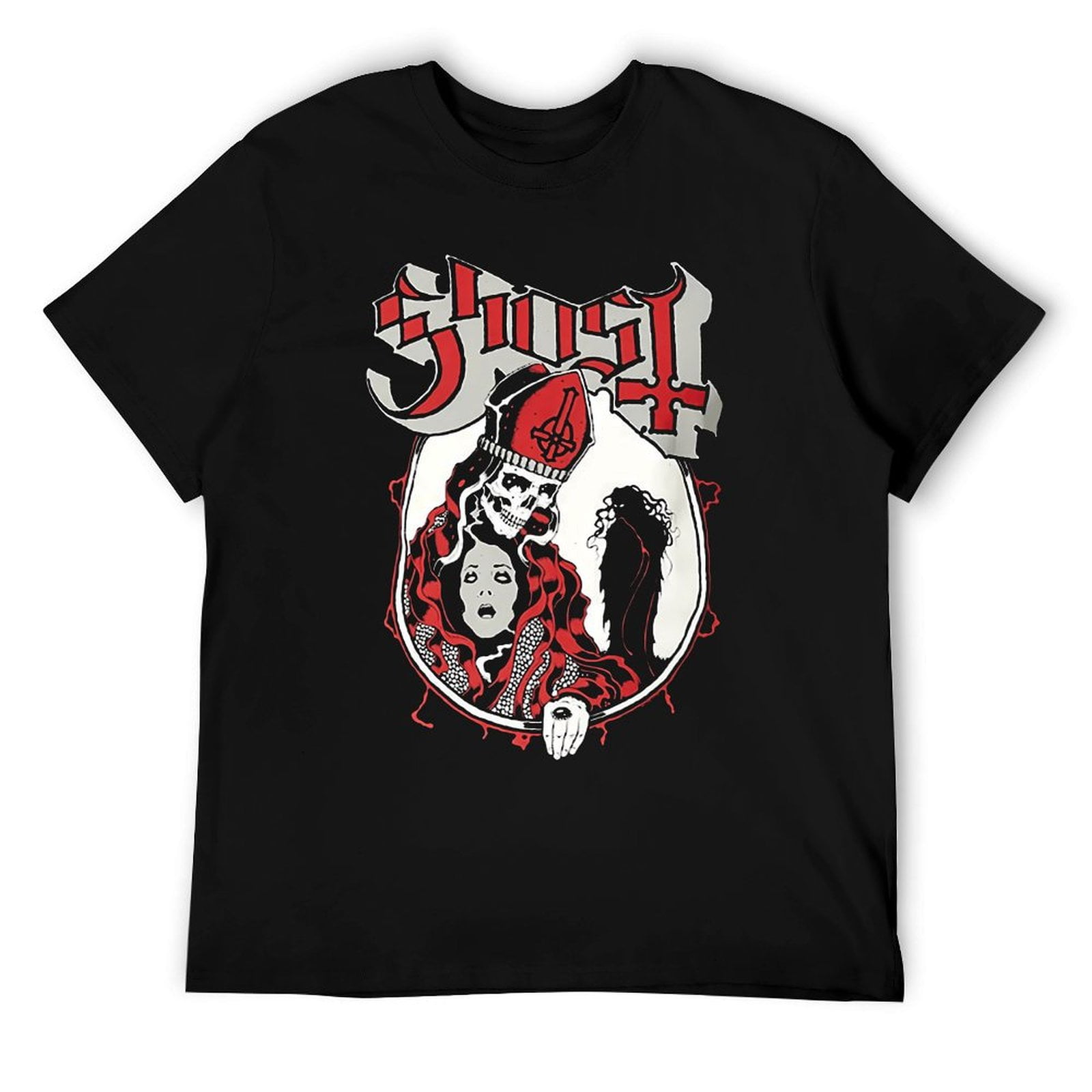 Gothic Ritual Cross Tee, Dark Rock Band Inspired T-Shirt, Occult Symbol ...