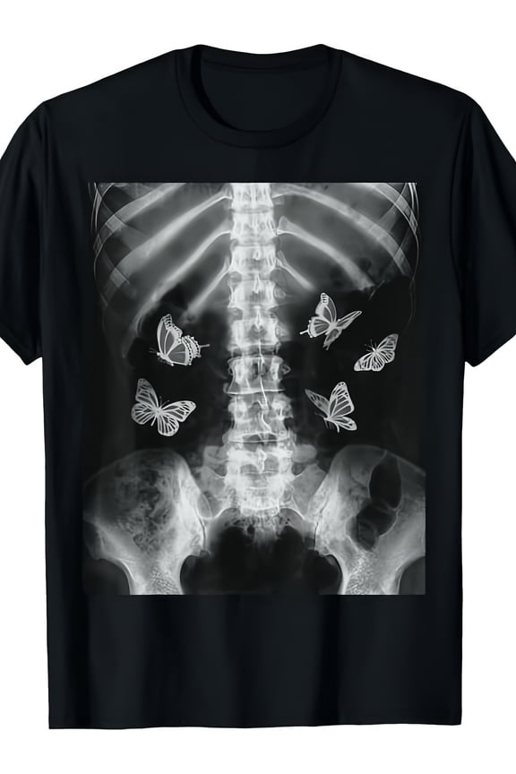 Gothic Rock Skull Masked Robber Graphic Vintage Grunge Y2k Cotton Men's Women's T-Shirt