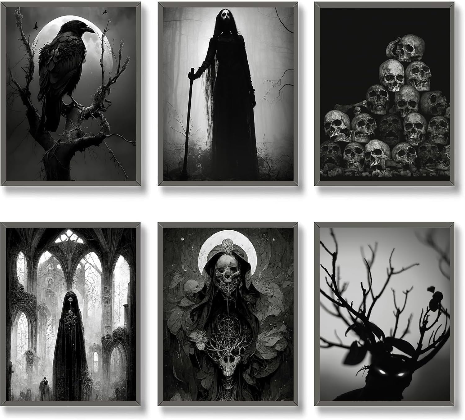 Gothic Room Decor Witchy Wall Decor Aesthetic Halloween Decor Gothic ...