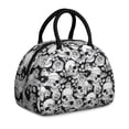 thumbnail image 1 of Gothic Roses Lunch Bag - Skeleton Hands Holding Floral Bouquet, Thermal Insulated Tote for Horror/Mystic Theme Lovers, 1 of 4