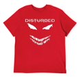 thumbnail image 1 of Gothic Scary Mask T-Shirt for Men, Horror Face Graphic Tee, Heavy Metal Style Shirt for Rock Fans Red-style 2XL, 1 of 7