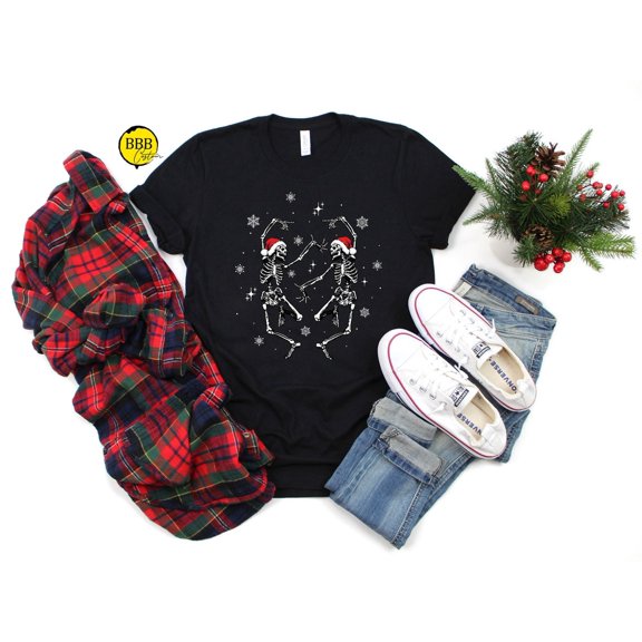 Gothic Season Dancing Shirt: Skull Tee Tshirt All Size S-5XL