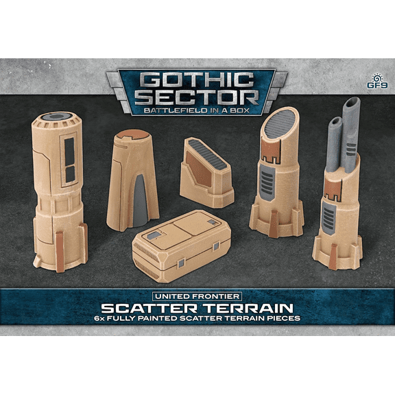 Gothic Sector: United Frontier Scatter Terrain (x6)