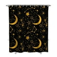 thumbnail image 1 of Gothic Shower Curtain Set - Dark Celestial Moon & Star Print, Mystical Cosmic Bath Decor, Waterproof Polyester 72"x84", Goth Aesthetic Gift, 1 of 5