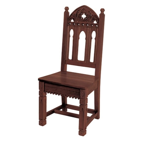 Gothic Side Chair - Walnut