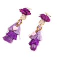 thumbnail image 1 of Gothic Skeleton Dangle Earrings Long Bohemian Tassels Jewelry for Women Everyday Ethnic Accessories, 1 of 16