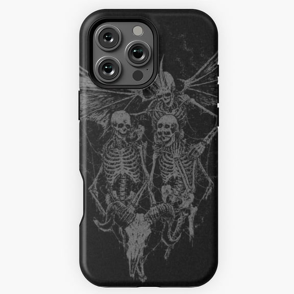 Gothic Skeleton Dark Spooky Art&nbsp;Phone Case for iPhone 16 15 14 13 12 11 Pro Max M5900093
