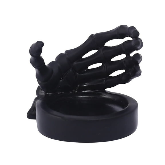 Gothic Skeleton Hand Candle Holder Desktop Ornament Resin Witch Finger Home Sculpture for Halloween Display