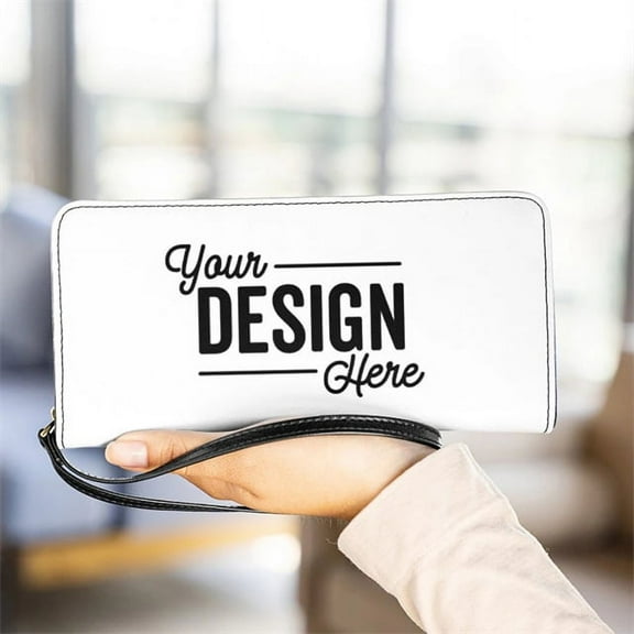 Gothic Skull Brand Design Black Leather Women Wallet Mexican Skeleton Long Zipper Coin Purses Designer Card Holder Female