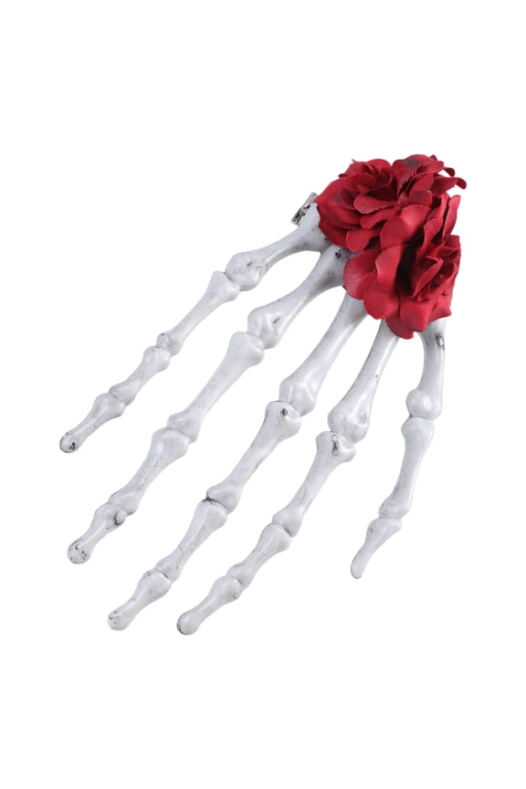 Gothic Skull Hand Hair Clamp Halloween Party Hairpins Hair Barrette Headwear Fun Hair Accessory for Cosplay Party