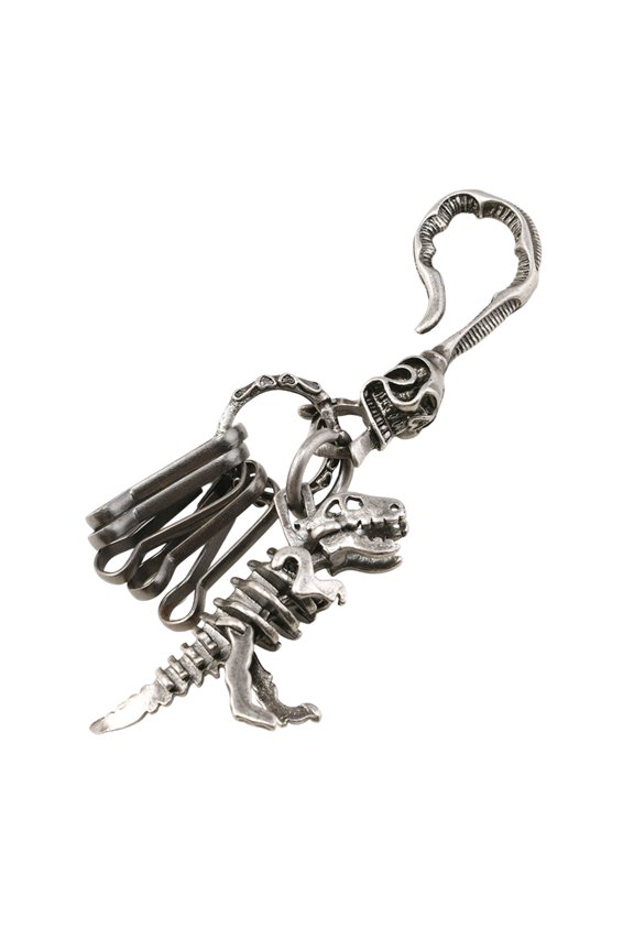 Gothic Skull Keychain For Keys And Accessories With Alloy And Secure Hook
