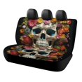 thumbnail image 1 of Gothic Skull Lover Car Rear Seat Cover Accessories Universal Fit Car Seat Covers Durable, 1 of 6